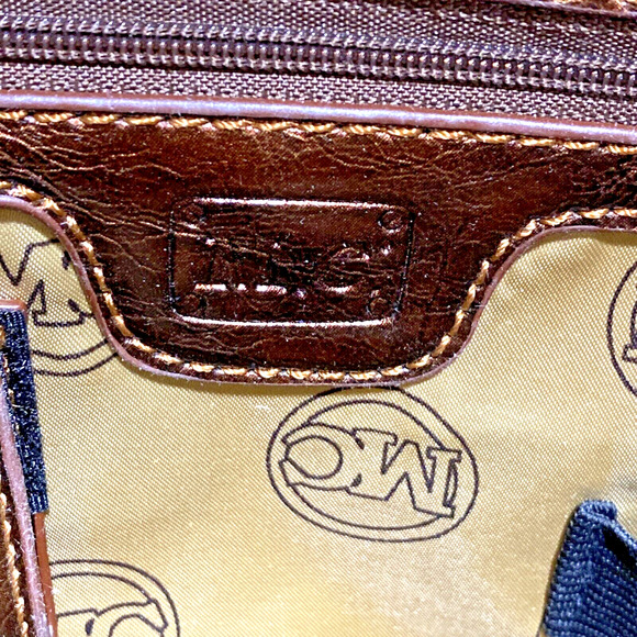 Y2K MC Marc Chantal Purse 2-Tone Moc Croc Textured Patent Crossbody Shoulder Bag - Picture 12 of 12